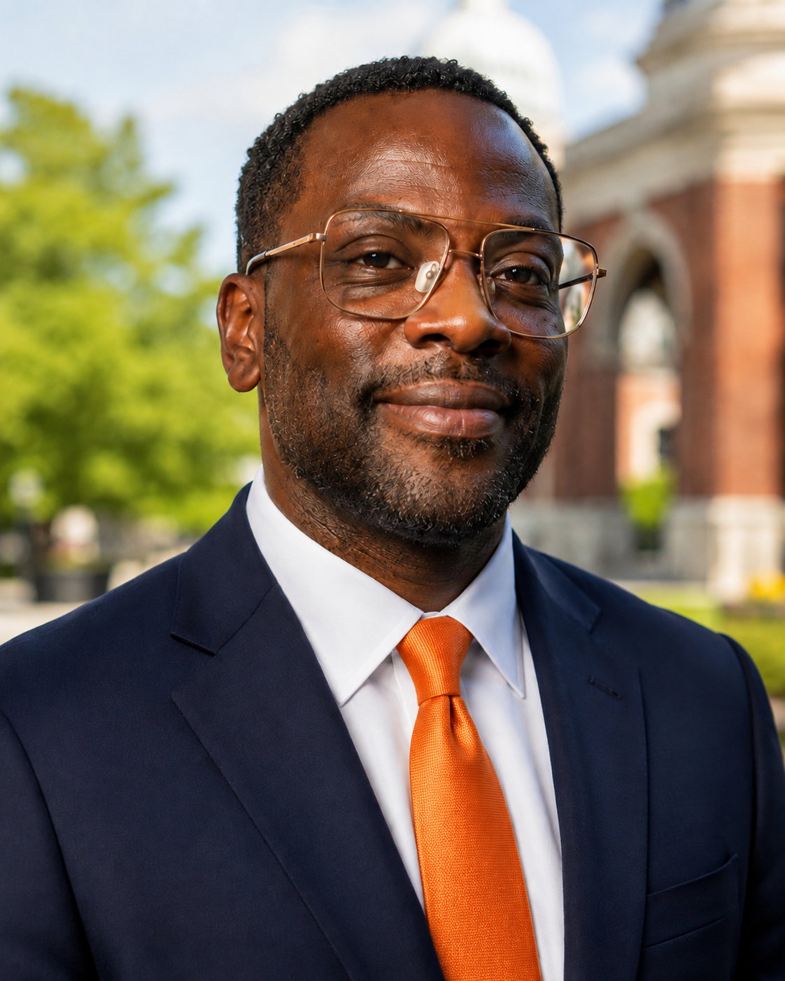 Portrait of Dr. Allan Hubbard, Kotcher apprentice and DPSCD Board of Education candidate